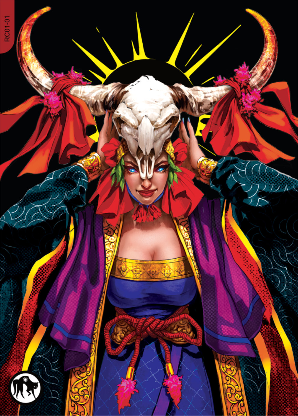 Lady of Mount Popa — card front