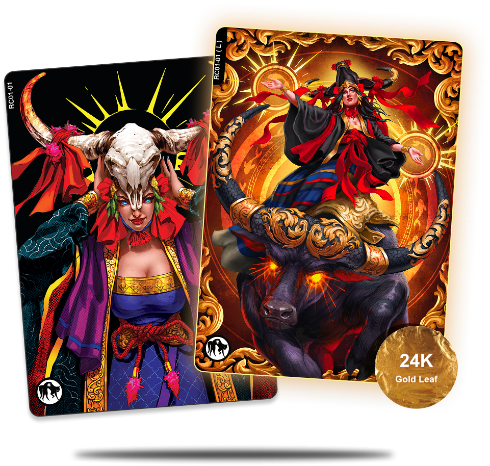 Rarelic collectible art card